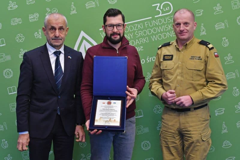 Podziękowanie od PSP dla WFOŚiGW