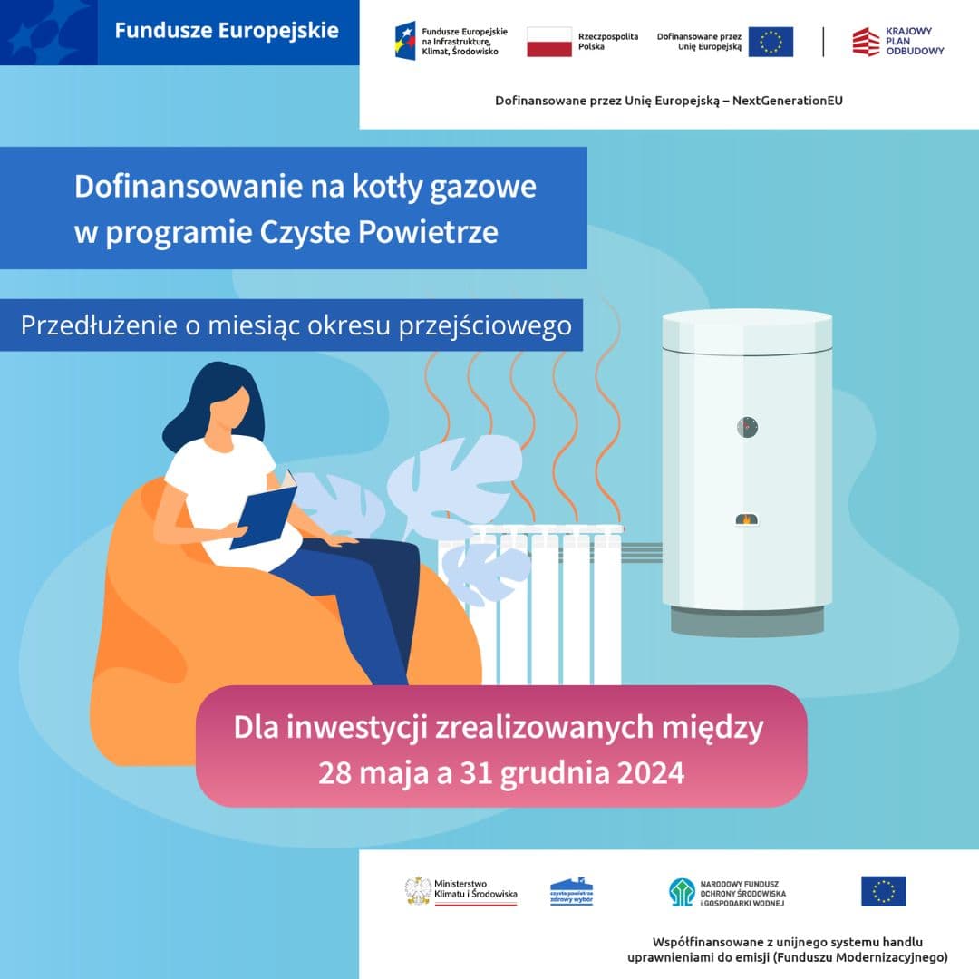 Przedłużenie o miesiąc okresu przejściowego w programie Czyste Powietrze